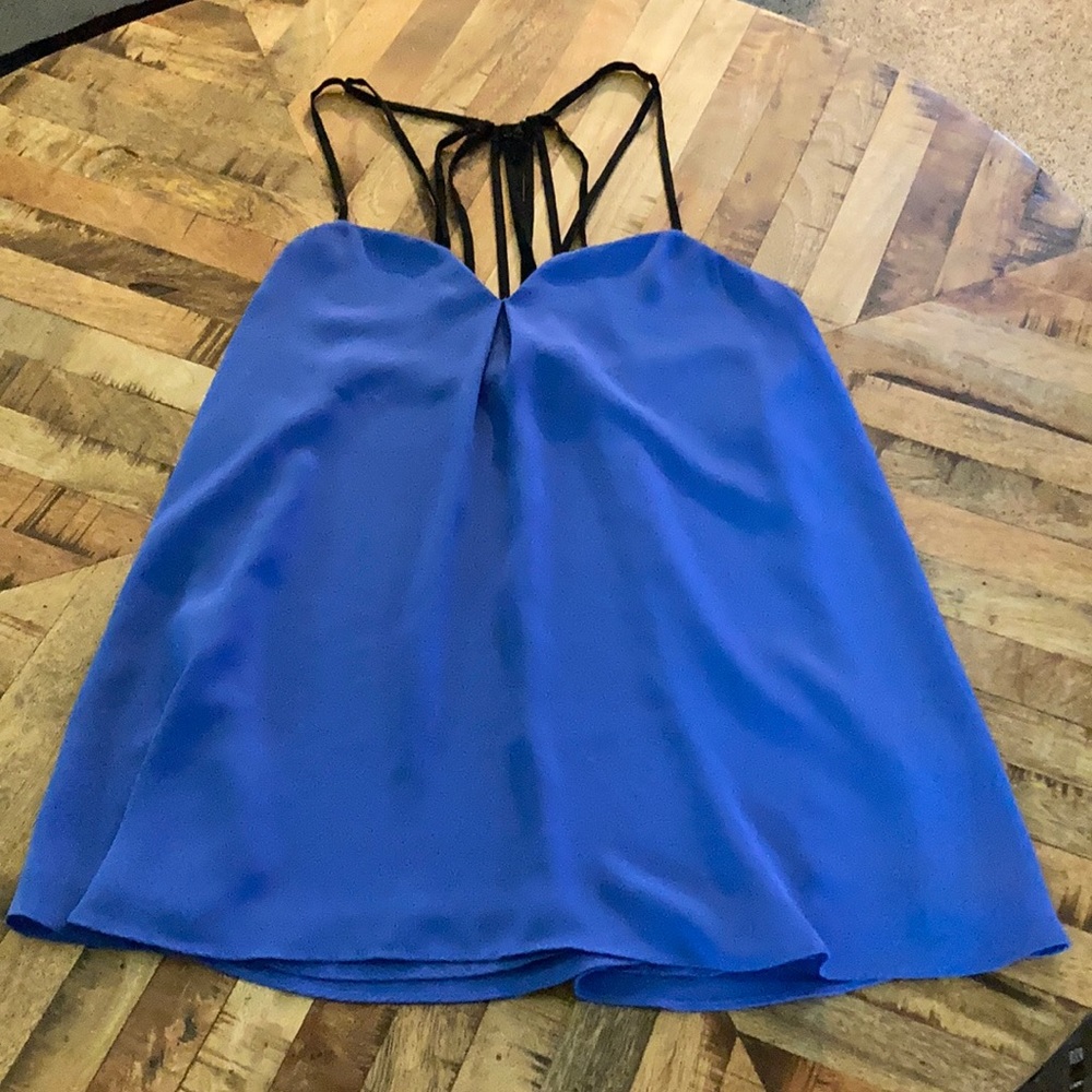 Express Royal Blue Strappy Cami Top